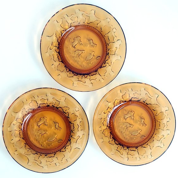 Vintage Other - Kitschy Dancing Bears Weird Vintage Plates nursery rhyme design boho cottagecore